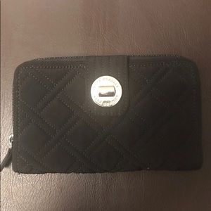 Vera Bradley black wallet